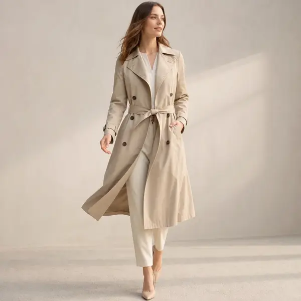 Dawn Stroll Lightweight Spring Trench Coat