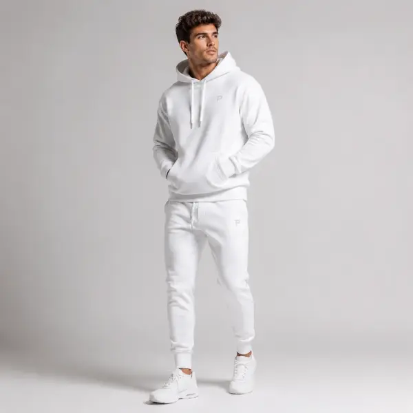 Men's White Sweatsuit